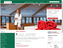 Tablet Screenshot of haus-christine.net